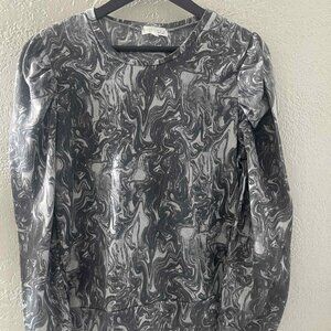 C'EST LA VIE WOMEN TOP GRAY SIZE LARGE‎